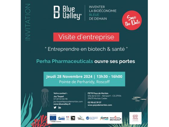 Blue Valley : visite d'entreprise "Entreprendre en Biotech & Santé" – Perha Pharmaceuticals ouvre ses portes