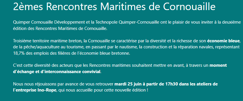 2èmes Rencontres Maritimes de Cornouaille