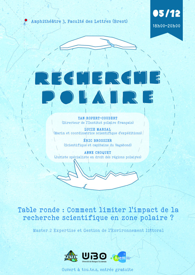 Table ronde : « Comment limiter l'impact de la recherche scientifique en zone polaire? »